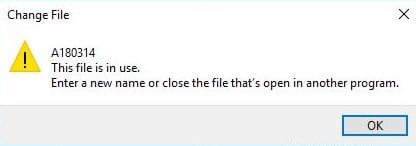 A180314 error screenshot