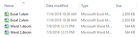Mutliple Excel Files