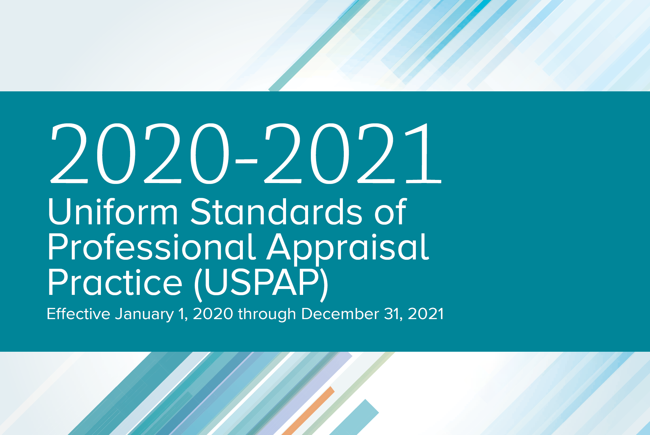 Changes in USPAP for 2020-21
